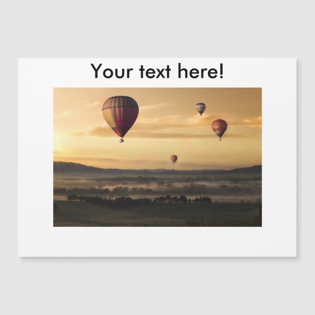 Balões de ar quente (Frente)