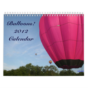 Balões de ar quente!!!! Calendário 2012