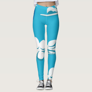 Balões de ar quente em leggings
