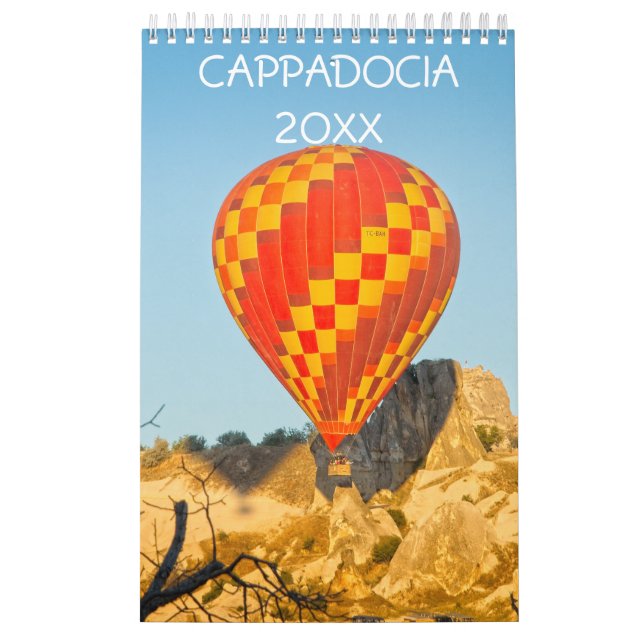 Balões de ar quente no calendário da Cappadocia (Capa)
