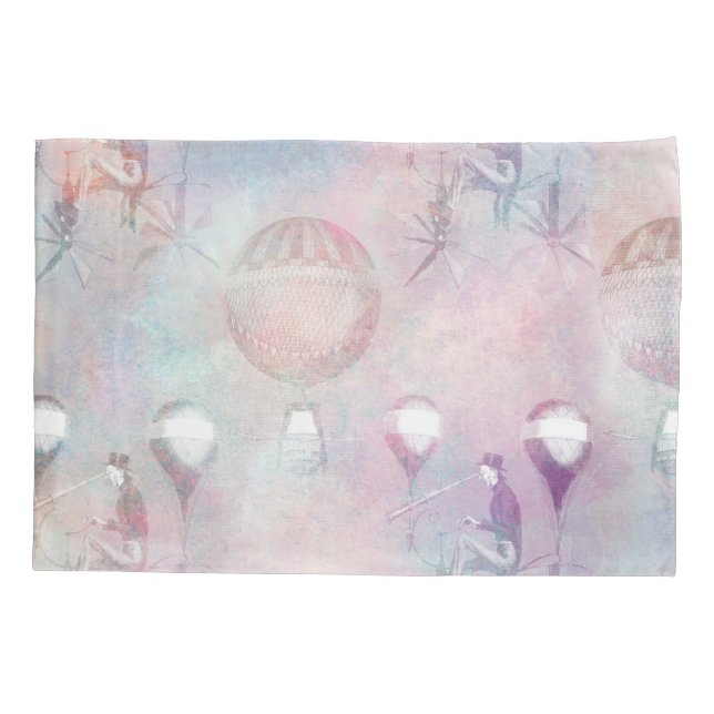 Balões de Ar Quente Steampunk | Vintage Feminine (Verso)