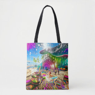 Balões de Boas-vindas da família Beach Tote Bag
