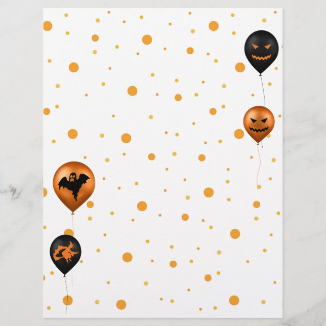 Balões de Festa Feliz Halloween (Frente)