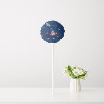 Balões de Foguete - Festa de aniversário Espacial