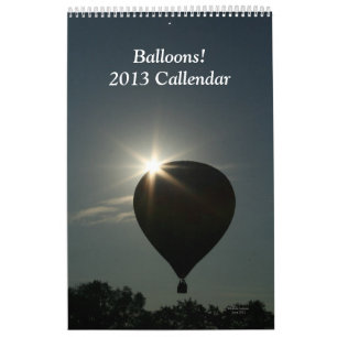 Balões do calendário 2013
