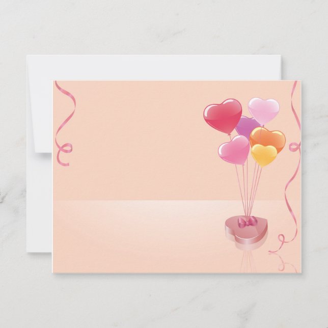 Balões e chocolates para o coração (Frente)