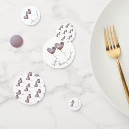 Balões roxos de aniversário de casamento de 30 Pea