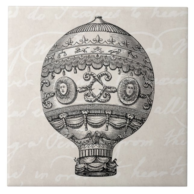 Balões velhos do dirigível retro do balão de ar (Frente)