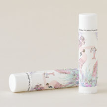 Bálsamo Labial para Chá de Bebê Sereia