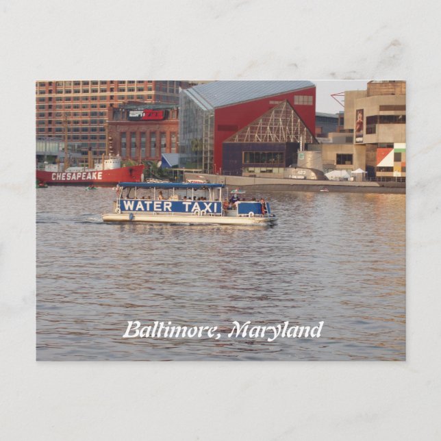 Baltimore, cartão postal de Maryland (Frente)