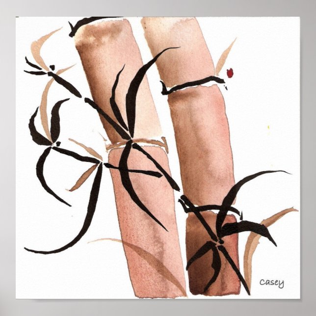 Bamboo Rust Art Impressão (Frente)