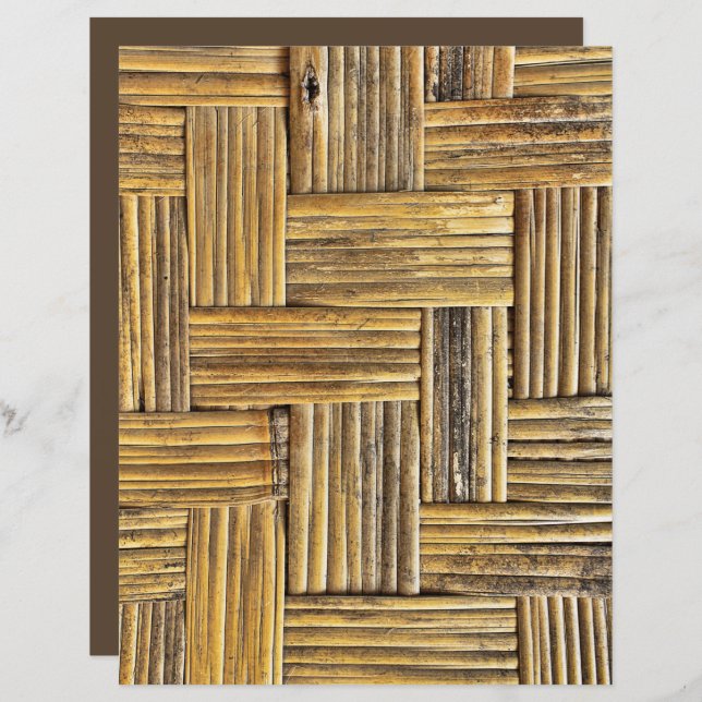 Bamboo Scrapbook 25 Papel de Fundo (Frente/Verso)