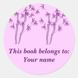 Bambu de Lavendar, etiqueta do livro