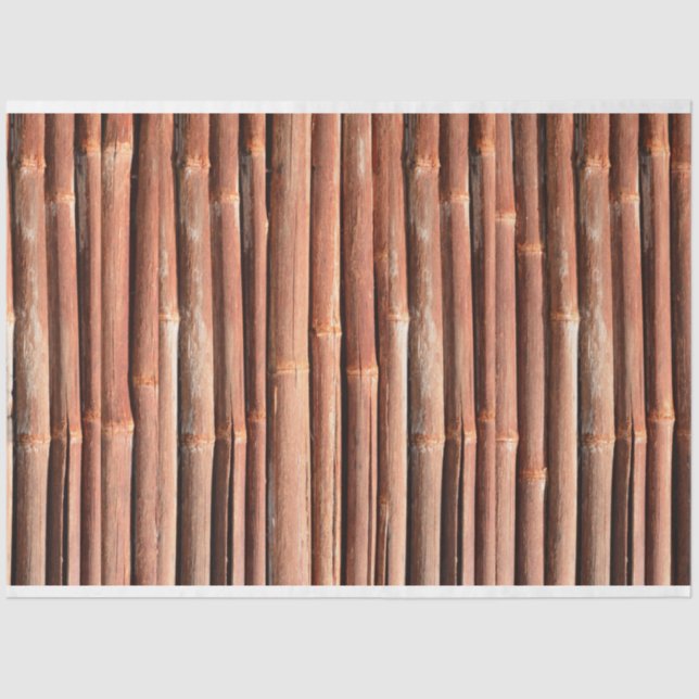 Bambu Decoupage 26 Papel Tecido de Fundo (Frente )