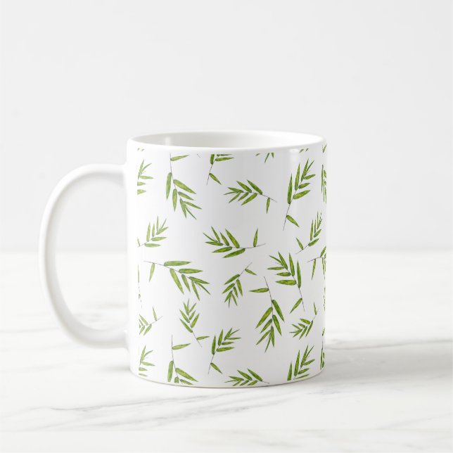 Bambu Deixa Tosse - Xícara de café branca (Esquerda)