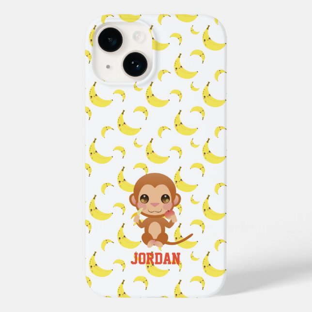 Banana Bebê Macaco Feliz Aniversário (Verso)
