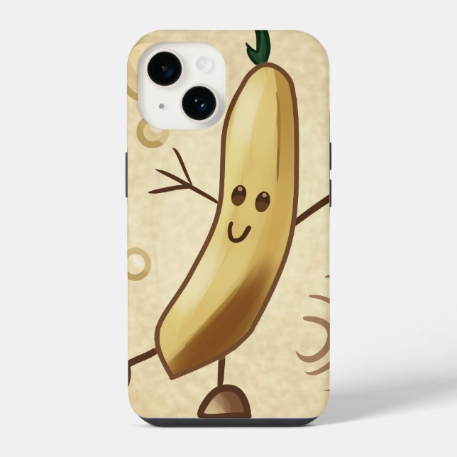 Banana feliz fofa (Verso)