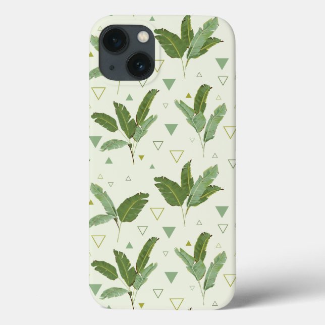 Banana Leaf With Triangles (Verso)