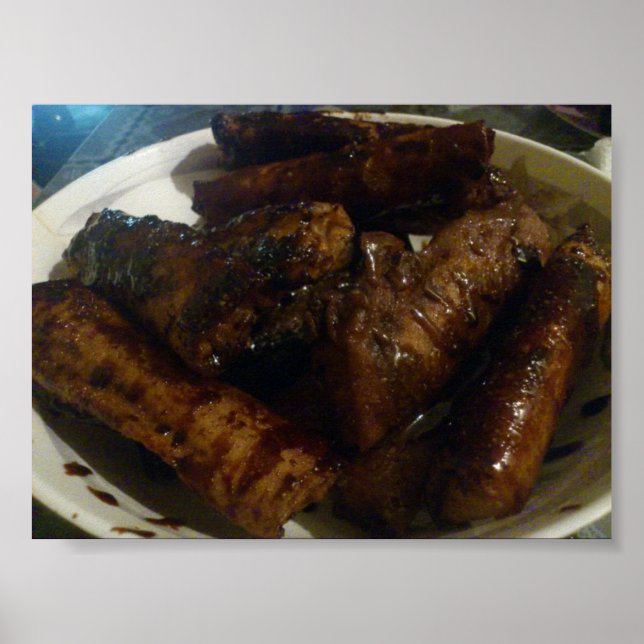 Banana Turon - Comida do deserto filipino Poster (Frente)