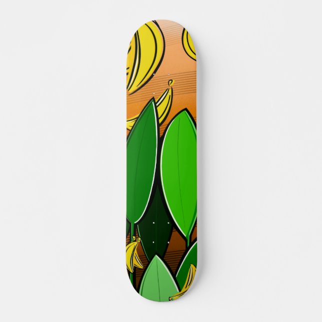 Banana Vibes – Pop Art Skateboard (Frente)