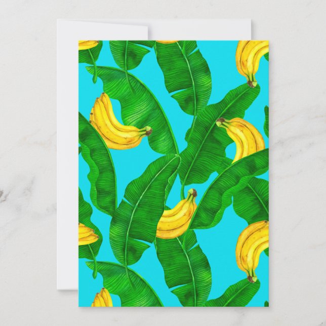 Bananas e folhas design (Frente)