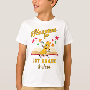 Bananas personalizadas bonitas de volta à camisa e