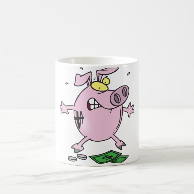 Banco cor-de-rosa com caneca (Centro)