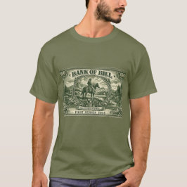 “Banco de Bill” Camiseta Gráfica Vintage Western M