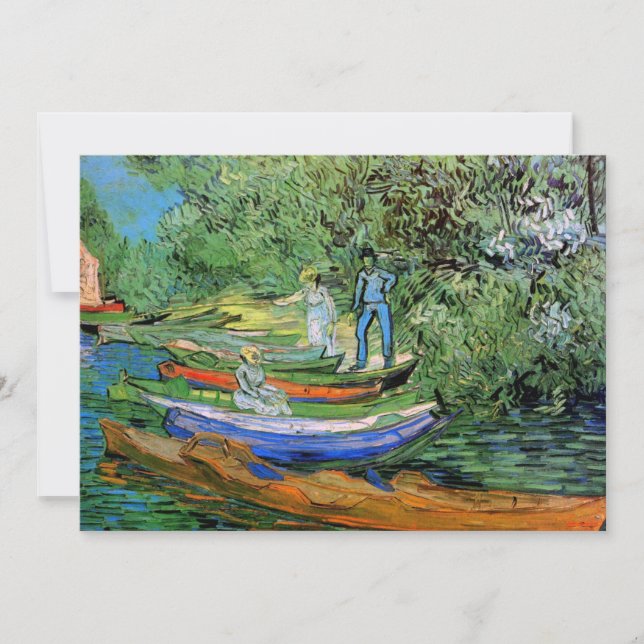 Banco do Oise em Auvers por Vincent van Gogh (Frente)