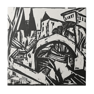 Banco do Rio Elisabeth por Ernst Ludwig Kirchner