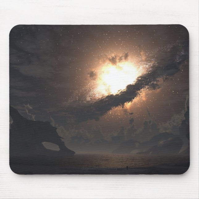 Bancos de areia cósmicos Mousepad (Frente)