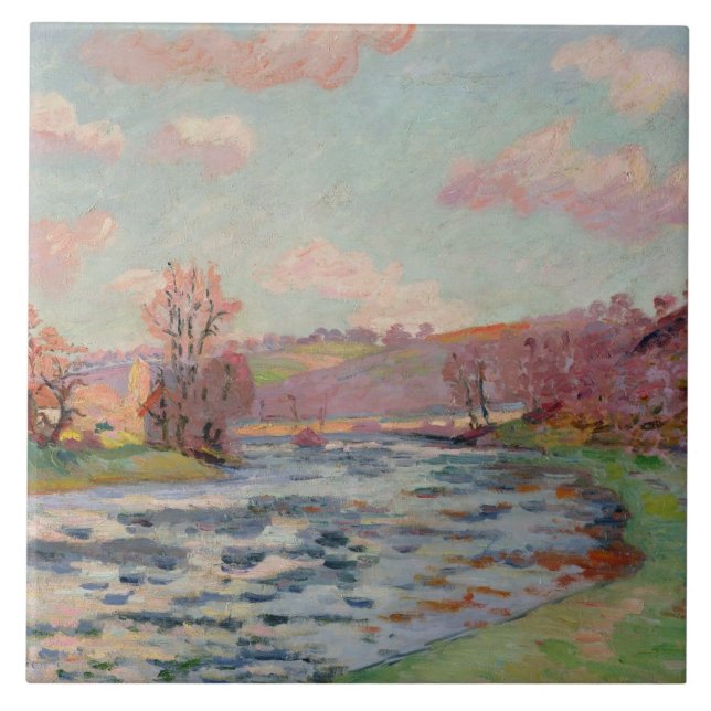 Bancos do Creuse, Limousin, c.1912 (óleo no canv (Frente)