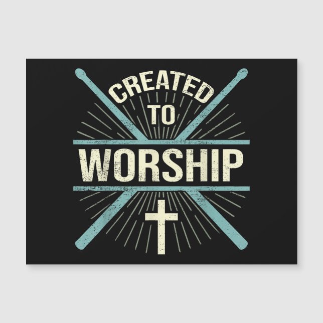 Banda De Culto Cristã Criada Ao Baterista De Culto (Frente)