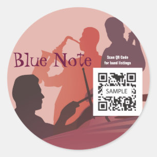 Banda de jazz do evento do modelo da etiqueta