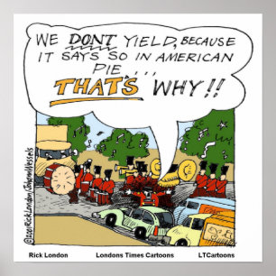 Banda De Marcha Recusada A Produzir Poster Engraç