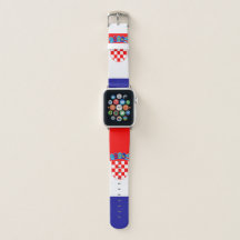 Banda de relógio de Apple da bandeira de Croatia