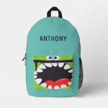 Banda desenhada engraçada monogramada Azul Verde