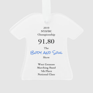 Banda Marcha Ocidental de 2019 Ornamento de Camise