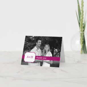 Banda Moderna - Cartões de Agradecimento (Fúchsi