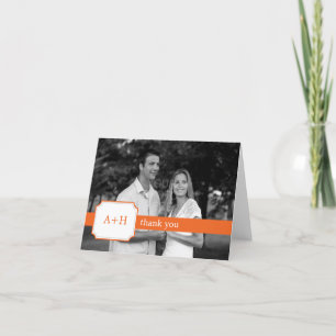 Banda Moderna Obrigado Cartões (Laranja)