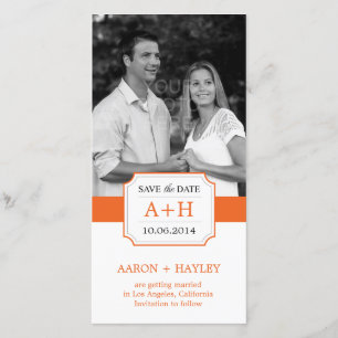 Banda Moderna Salve O Cartão com fotos De Data - L