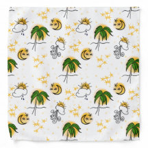 A Lua Amarela Stars Palma Verde Tatuagens