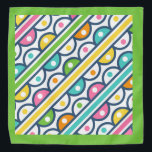 Bandana Abstrato Modern<br><div class="desc">Um Design Divertido De Pontos Coloridos, Laminados E Ondas Bandana Para Animais De Companhia Ou Humanos</div>
