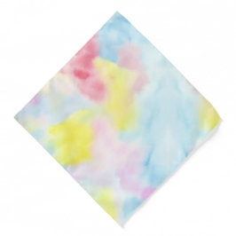 Bandana Azul, cor-de-rosa amarelo