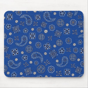 Bandana azul Mousepad