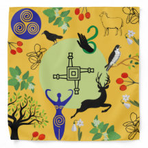 Brigid Goddese - Tarto Amarelo/Altar Cloth