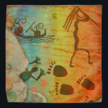 Bandana Cave Dwelling Native American PET SCARF HAIR<br><div class="desc">Também disponível em aglutinantes de 3 anéis, correntes-chave, frascos premium, pingentes, palhetas de guitarra, carteiras de couro e carteiras de cartão, garrafas d'água, canecas, cobertores de velo, travesseiros decorativos e sotaques, ímãs de pedra e um trivet para a cozinha, também camas de animais de estimação e bandanas/lenços para animais de...</div>