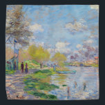 Bandana Claude Monet - Primavera do Sena<br><div class="desc">Primavera do Sena - Claude Monet,  1875</div>