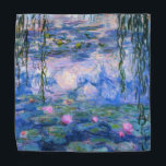 Bandana Claude Monet Water Lily Vintage Floral HD Art<br><div class="desc">Claude Monet Water Lily Vintage Floral HD Art Bandana & Handkerhead.
Pintor de Lírios-d'Água de Claude Monet. Pintado entre 1916-1919.</div>