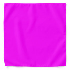 Bandana Cor Sólida Fuchsia | Elegante Clássico
